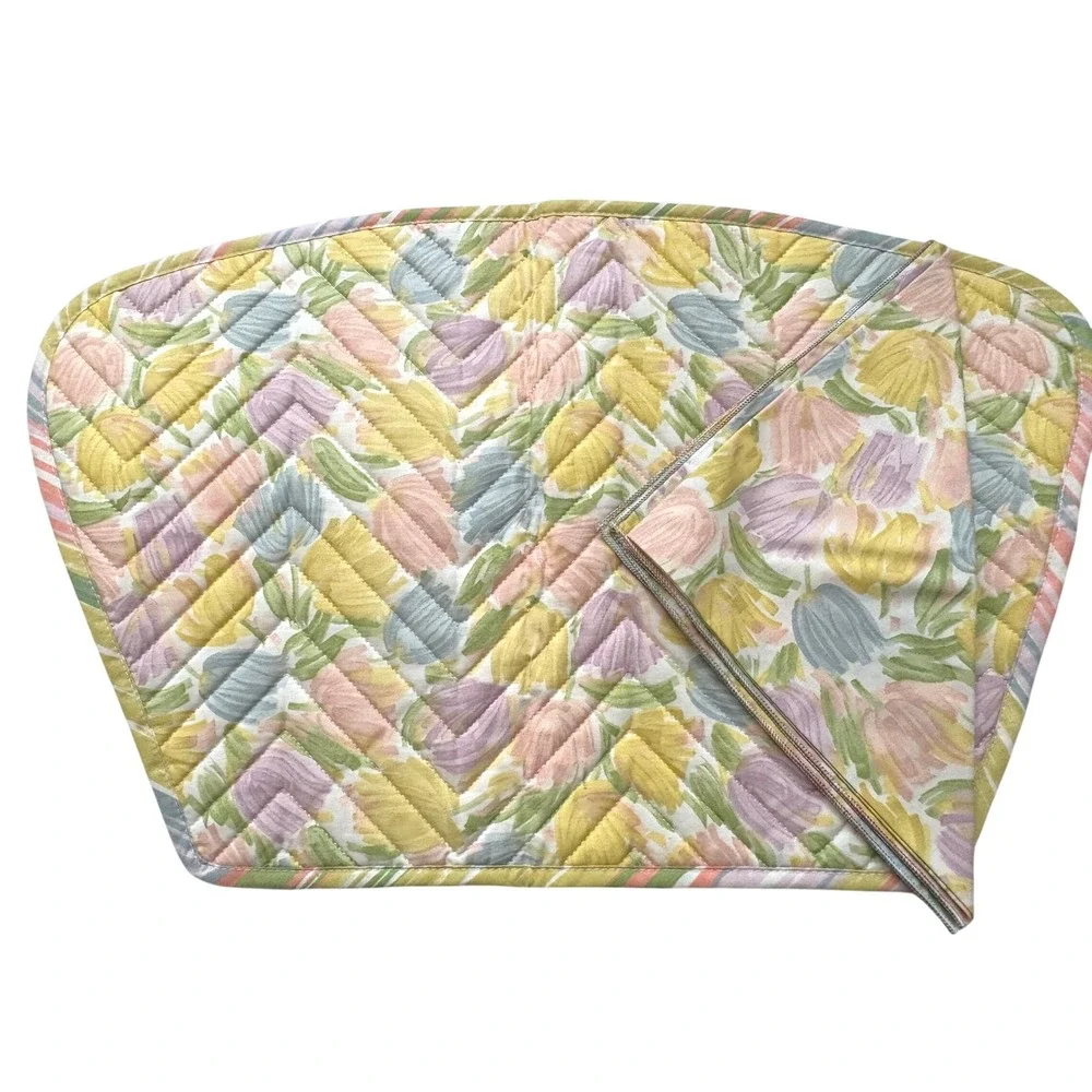 Missoni Home T&J Vestor 3 Quilted Placemats & Napkins Tulip Floral Pastel Italy